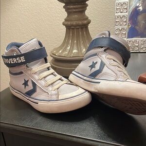 Converse Blue and White Sneakers Classic Canvas Design